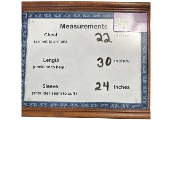 Chaser size XXL purple round neck waffle thermal wide cuff tunic top - Picture 7 of 7